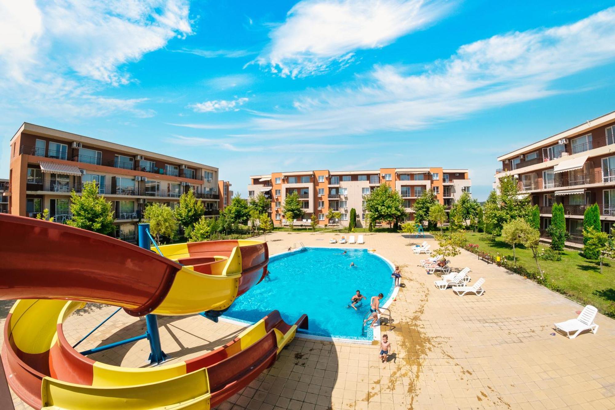 Nessebar And Holiday Fort Apartments 阳光海滩 外观 照片