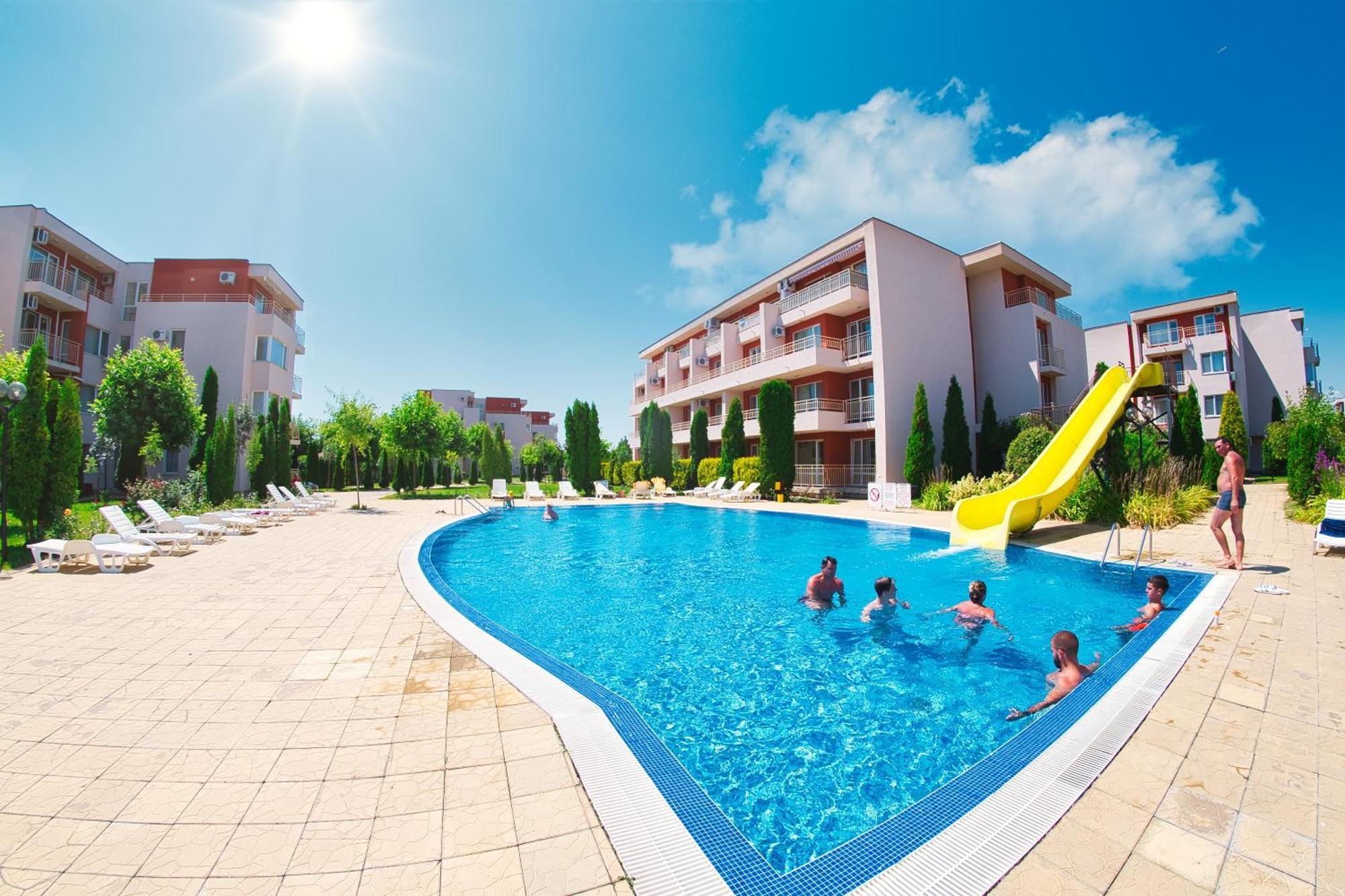Nessebar And Holiday Fort Apartments 阳光海滩 外观 照片