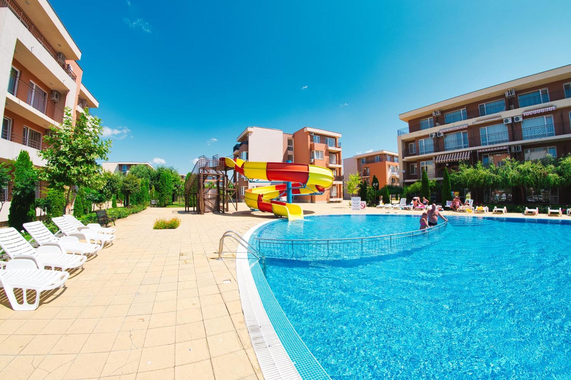 Nessebar And Holiday Fort Apartments 阳光海滩 外观 照片