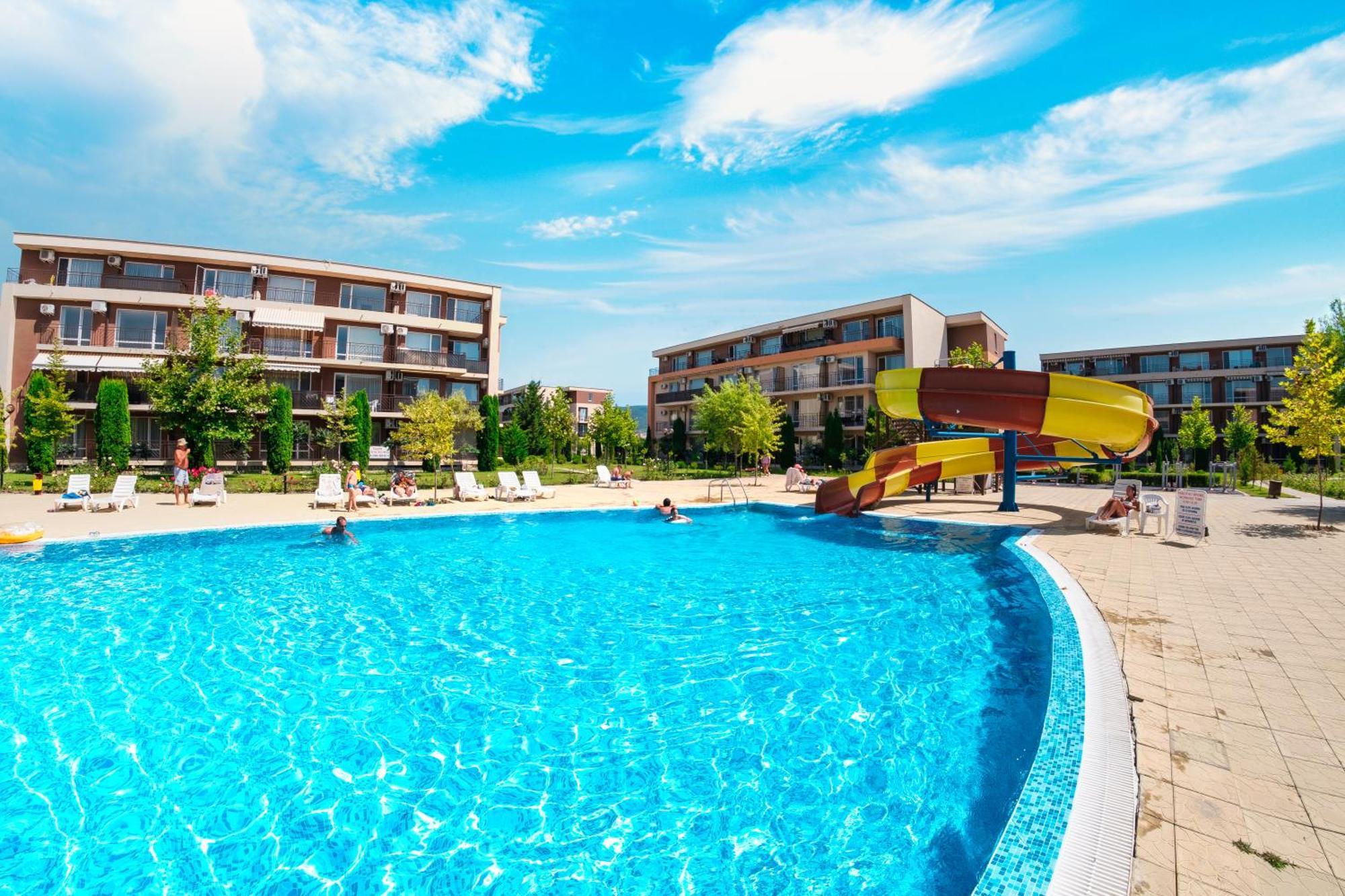 Nessebar And Holiday Fort Apartments 阳光海滩 外观 照片