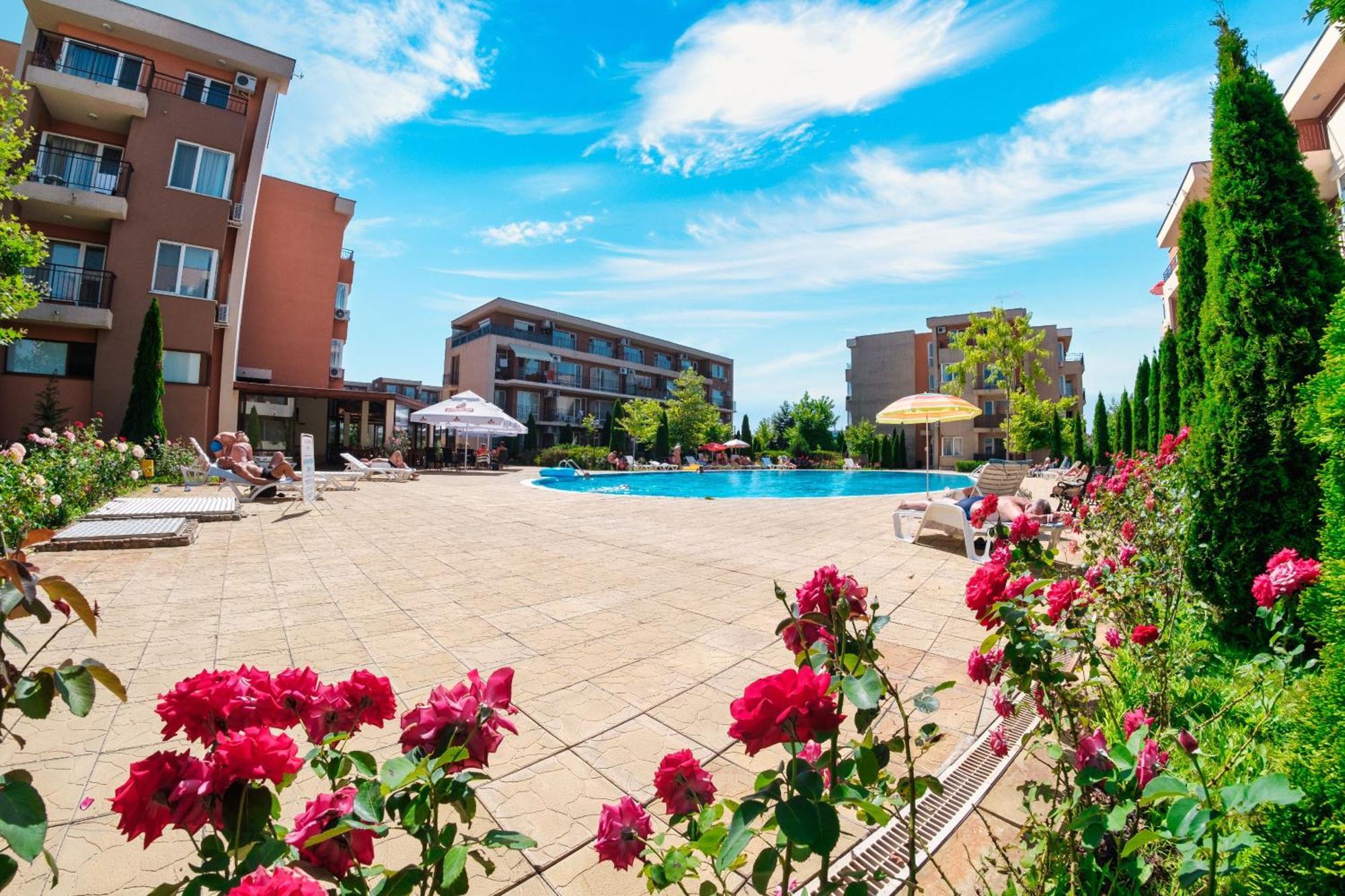Nessebar And Holiday Fort Apartments 阳光海滩 外观 照片
